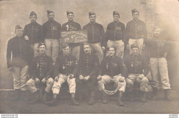 CARTE PHOTO NON IDENTIFIEE REPRESENTANT UN GROUPE DE SOLDATS VOLTIGEURS DES VOSGES 292 Eme ESCOUADE - A Identifier