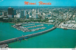 AERIAL VIEW OF DOWNTOWN MIAMI FLORIDE - Miami