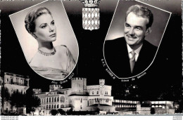 S.A.S. RAINIER III PRINCE DE MONACO MISS GRACE KELLY CPSM - Case Reali