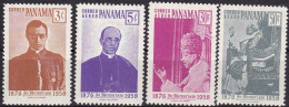 Haiti, 1959,  537/40, MNH **, Papst Pius XII. - Panamá