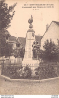 25 MONTBELIARD MONUMENT AUX MORTS DE 1870-71 - Monuments Aux Morts