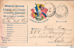 REPUBLIQUE FRANCAISE CARTE MILITAIRE - Guerra 1914-18