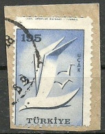 Turkey; 1959 Airmail Stamp 195 K. ERROR "Shifted Perf." - Usados