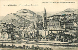 65 - LOURDES - SOUVENIR DU CINQUANTENAIRE 1858 - 1908  - Lourdes