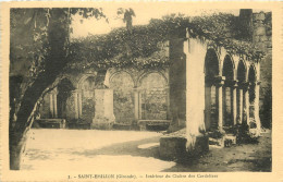 33 - SAINT EMILION - INTERIEUR DU CLOITRE - Saint-Emilion