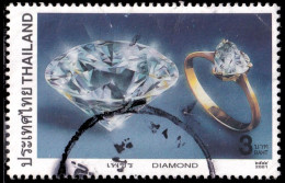 Thailand Stamp 2001 Precious Stones (2nd Series) 3 Baht - Used - Thaïlande