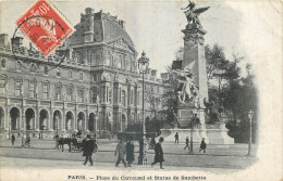 75 - PARIS - PLACE DU CARROUSEL ET STATUE DE GAMBETTA - Distrito: 01