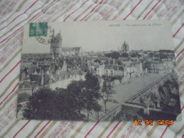 Angers. Vue Generale Prise Du Chateau. PM 1908 - Angers