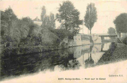 93 - Noisy Le Sec - Pont Sur Le Canal - Correspondance - CPA - Oblitération Ronde De 1907 - Voir Scans Recto-Verso - Noisy Le Sec