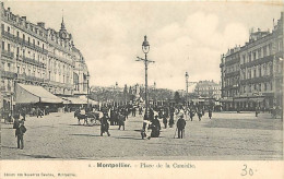 34 - Montpellier - Place De La Comédie - Animée - Carte Neuve - CPA - Voir Scans Recto-Verso - Montpellier