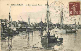 29 - Concarneau - Le Port à Marée Haute - Bateaux - Oblitération Ronde De 1930 - CPA - Voir Scans Recto-Verso - Concarneau