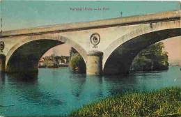 27 - Vernon - Le Pont - Colorisée - Correspondance - CPA - Voir Scans Recto-Verso - Vernon