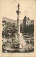 13 - Marseille - La Fontaine Cantini - Animée - Tramway - Correspondance - Voyagée En 1930 - CPA - Voir Scans Recto-Vers - Ohne Zuordnung