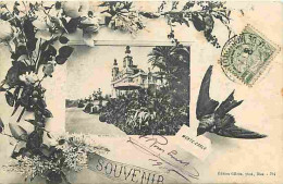 Monaco - Souvenir De Monte Carlo - Hirondelle - Belle Oblitération - Voir Timbre De Monaco - CPA - Voir Scans Recto-Vers - Other & Unclassified