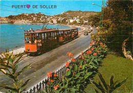 Trains - Espagne - Baleares - Mallorca - Puerto De Soller - Automobiles - Carte Neuve - CPM - Voir Scans Recto-Verso - Eisenbahnen