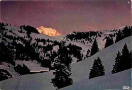 74 - Chamonix - Mont-Blanc - Crépuscule Au Pays Du Mont-Blanc - Neige - Hiver - CPM - Voir Scans Recto-Verso - Chamonix-Mont-Blanc