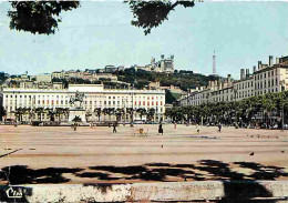 69 - Lyon - Place Bellecour - Statue équestre De Louis XIV - Flamme Postale - CPM - Voir Scans Recto-Verso - Sonstige & Ohne Zuordnung