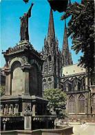 63 - Clermont Ferrand - Statue Urbain II Et La Cathédrale - CPM - Voir Scans Recto-Verso - Clermont Ferrand