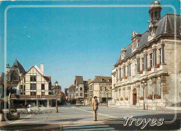 10 - Troyes - Perspective Sur Le Secteur Piétonnier De La Place Maréchal Foch - Sur La Gauche Eglise Saint Jean A Droite - Troyes