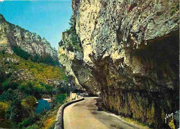 48 - Les Gorges Du Tarn - Les Impressionnants Rochers En Surplonnb Du Tarn Et De La Route - Carte Neuve - CPM - Voir Sca - Gorges Du Tarn