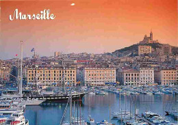 13 - Marseille - Le Vieux Port - Bateaux - Coucher De Soleil - CPM - Voir Scans Recto-Verso - Puerto Viejo (Vieux-Port), Saint Victor, Le Panier