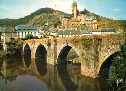 12 - Estaing - Vue Générale - Le Château Et Le Pont Gothique - CPM - Voir Scans Recto-Verso - Andere & Zonder Classificatie