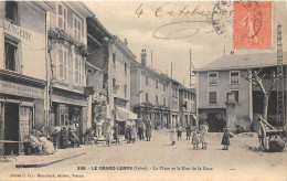 38-LE-GRAND-LEMPS- LA PLACE ET RUE DE LA GARE - Andere & Zonder Classificatie