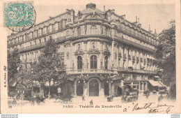 75 PARIS THEATRE DU VAUDEVILLE - Andere Monumenten, Gebouwen