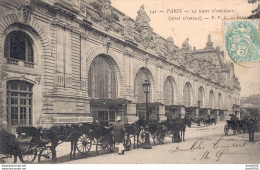 75 PARIS LA GARE D'ORLEANS QUAI D'ORSAY - Métro Parisien, Gares