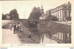 68 MULHOUSE LE CANAL DU RHONE AU RHIN - Mulhouse