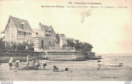 17 RONCE LES BAINS LA PLAGE ET LES VILLAS MIGNON ET ARTEMISE A BASSE MER - Autres & Non Classés