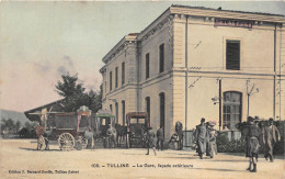 38-TULLINS- LA GARE, FACADE EXTERIEURE - Tullins