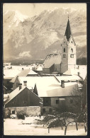 AK Bad Mitterndorf, Kirche Und Grimming Im Schnee  - Other & Unclassified