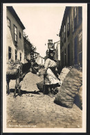 Postal Tenerife, Typicos Del Pais, Bäuerin Mit Esel  - Tenerife