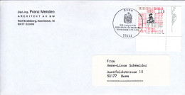JOHANNES GUTENBERG COVER GERMANY - Cartas & Documentos