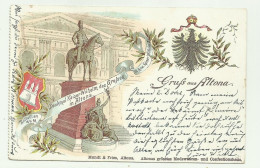 GRUSS AUS ALTONA  - MUNDT & FRIES 1899  - VIAGGIATA FP - Koeln