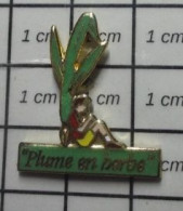 1618c Pin's Pins / Beau Et Rare / MEDIAS / JEUNE ECRIVAIN PLUME EN HERBE - Medios De Comunicación