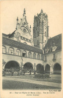 01 - EGLISE DE BROU - VUE DU CLOITRE - Kirchen Und Klöster