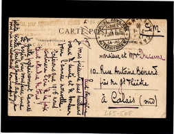 BELGIQUE.1916, HOPITAL  POUR CONVALESCENTS BELGES, CANNES (ALPES-MARITIME) - Kriegsgefangenschaft