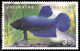 Thailand Stamp 2002 Fighting Fish 3 Baht - Used - Thaïlande