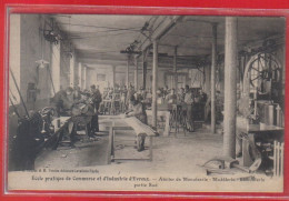 Carte Postale 27. Evreux  Ecole Pratique De Commerce Et D'industrie Atelier De Menuiserie ébénisterie   Très Beau Plan - Evreux