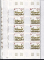 Polynésie N°410/412 - Feuille De 5 Triptyques - Neufs ** Sans Charnière - TB - Unused Stamps