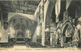 50 - LE MONT SAINT MICHEL INTERIEUR DE L'EGLISE - Le Mont Saint Michel