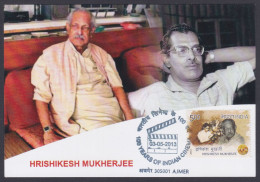 Inde India 2013 Maximum Max Card Hrishikesh Mukherjee, Director, Writer, Editor, Bollywood Indian Hindi Cinema, Film - Covers & Documents