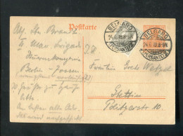 "DEUTSCHES REICH" 1919, Stegstempel "BELGARD" Auf Postkarte (B2006) - Cartoline