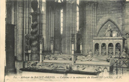 93 - ABBAYE DE SAINT DENIS COLONNE A LA MEMOIRE DE HENRI III - Saint Denis