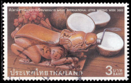 Thailand Stamp 2002 International Letter Writing Week 3 Baht - Used - Thaïlande