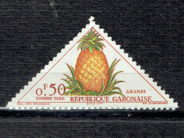 Timbre Taxe. Fruit : Ananas - Gabon (1960-...)