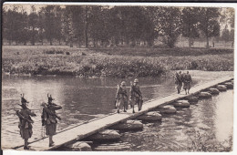 MILITARIA - Passerelle Sur Sacs Habert ( Animation ) - Georges Lang, Imp. - Materiale