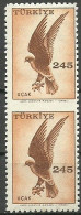 Turkey; 1959 Airmail Stamp 245 K. ERROR "Partially Imperf." - Nuovi